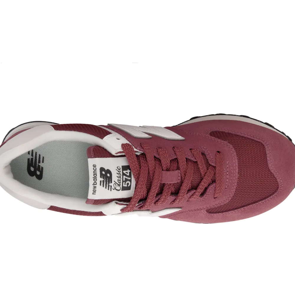 New Balance Buty unisex U574MR2 – bordowe