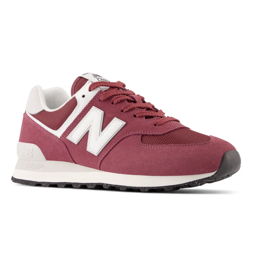 New Balance Buty unisex U574MR2 – bordowe
