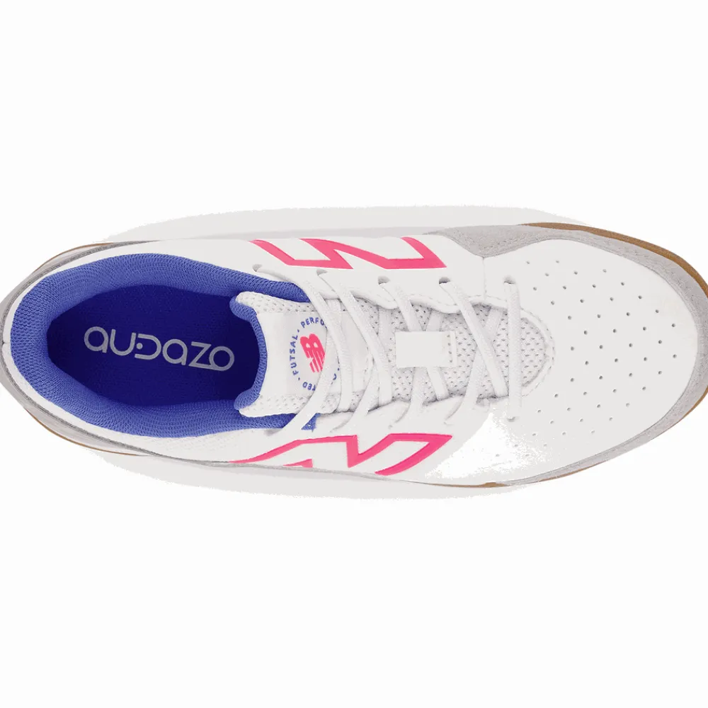 PIKANOENA*New Balance PIKANOENA Halówki dziecięce AUDAZO V6 COMMAND JNR IN SJA2IWB6 – białe
