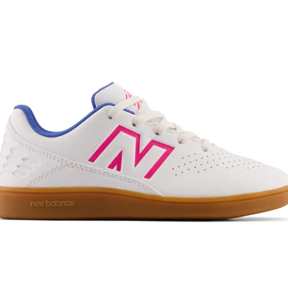 PIKANOENA*New Balance PIKANOENA Halówki dziecięce AUDAZO V6 CONTROL JNR IN SJA3IWB6 – białe