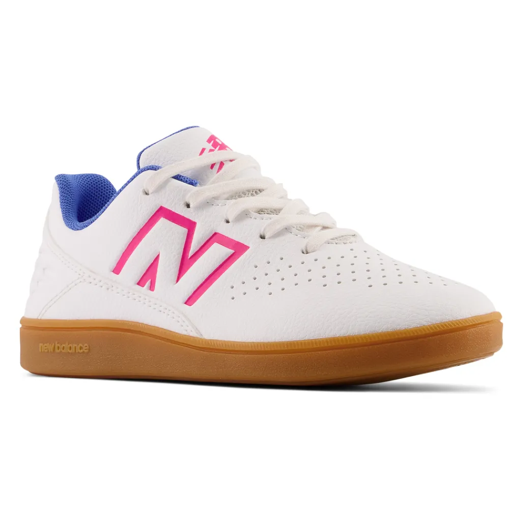 PIKANOENA*New Balance PIKANOENA Halówki dziecięce AUDAZO V6 CONTROL JNR IN SJA3IWB6 – białe