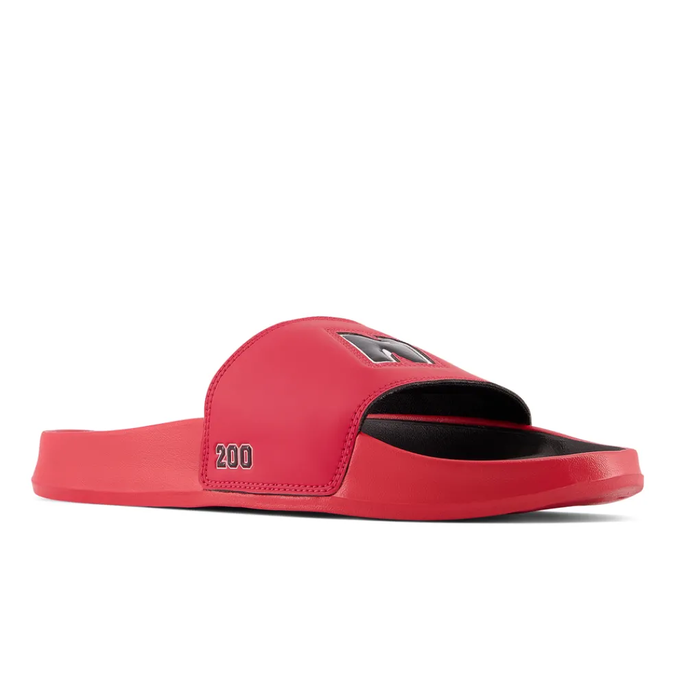 New Balance Klapki unisex SUF200F2 – czerwone