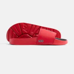 New Balance Klapki unisex SUF200F2 – czerwone