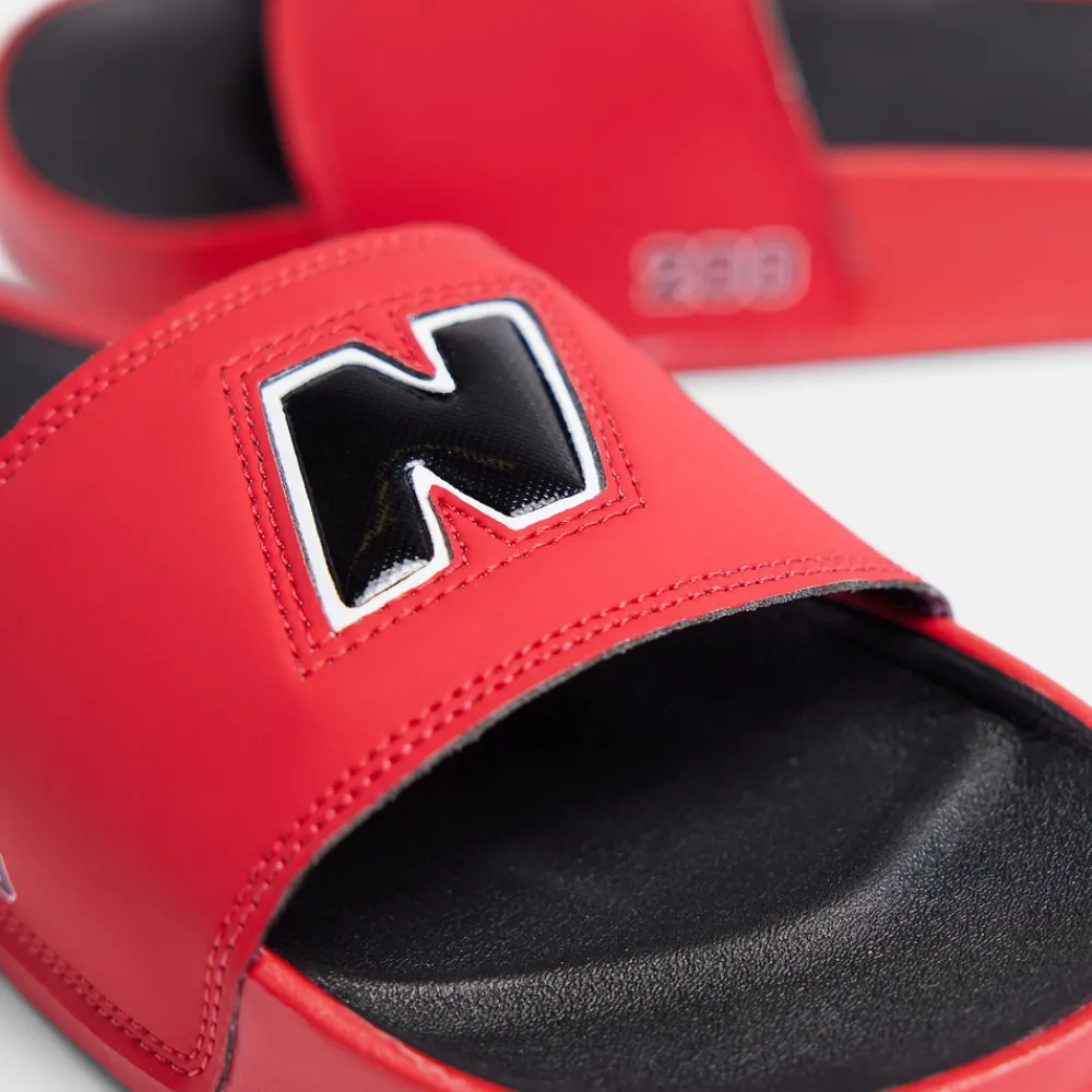 New Balance Klapki unisex SUF200F2 – czerwone