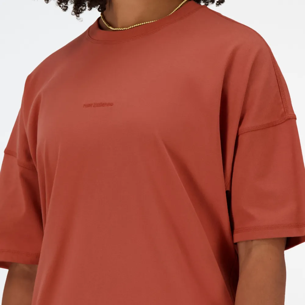 New Balance Koszulka damska WT23556MHY – brązowa