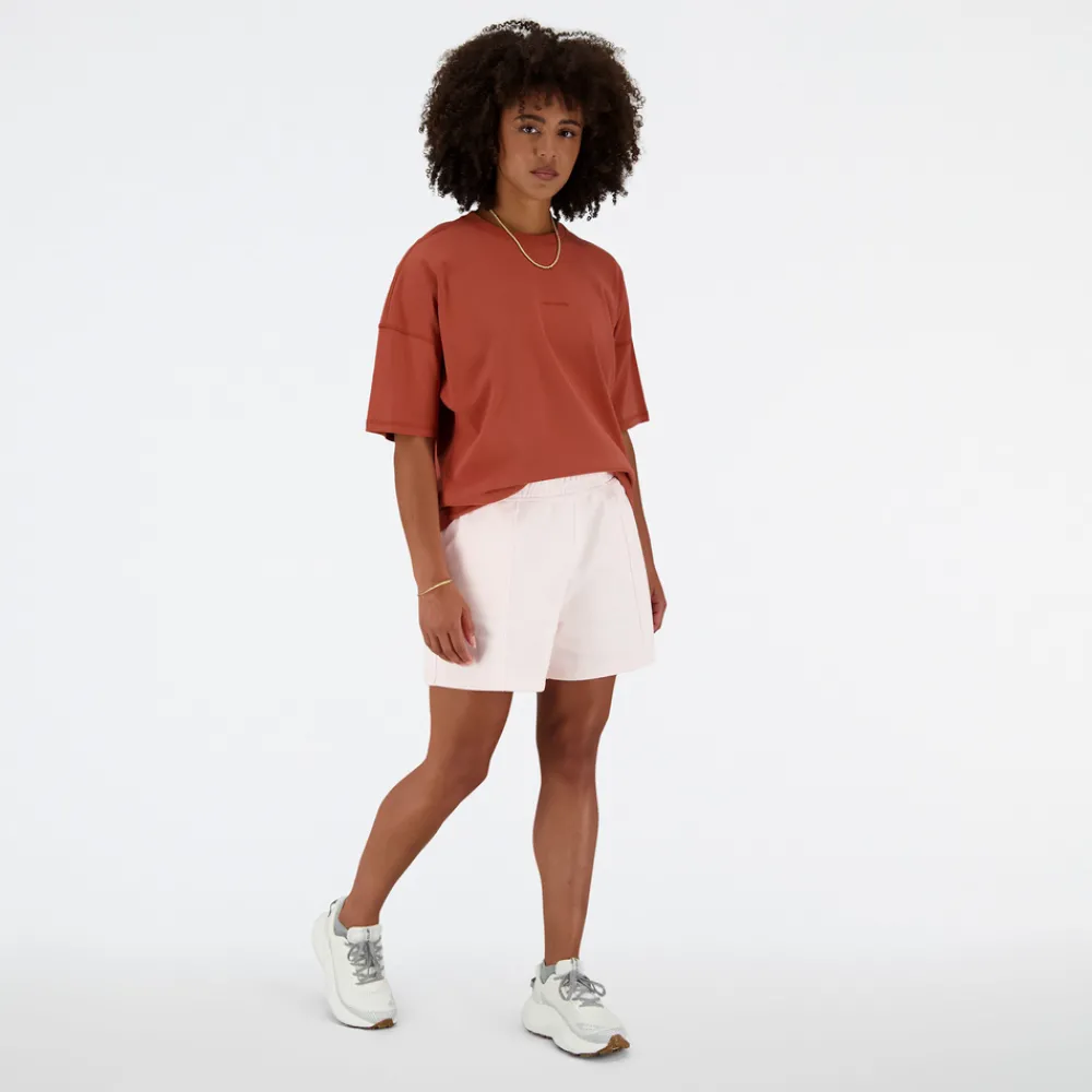 New Balance Koszulka damska WT23556MHY – brązowa