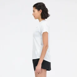 ODZIEZ BIEGOWA|BIEGANIE*New Balance ODZIEZ BIEGOWA|BIEGANIE Koszulka damska WT21262IBH – biała