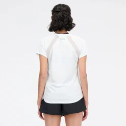 ODZIEZ BIEGOWA|BIEGANIE*New Balance ODZIEZ BIEGOWA|BIEGANIE Koszulka damska WT21262IBH – biała