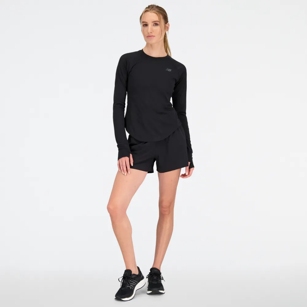 ODZIEZ BIEGOWA|BIEGANIE*New Balance ODZIEZ BIEGOWA|BIEGANIE Koszulka damska WT31282BK – czarna