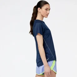 ODZIEZ BIEGOWA|BIEGANIE*New Balance ODZIEZ BIEGOWA|BIEGANIE Koszulka damska WT21262NIH – granatowa