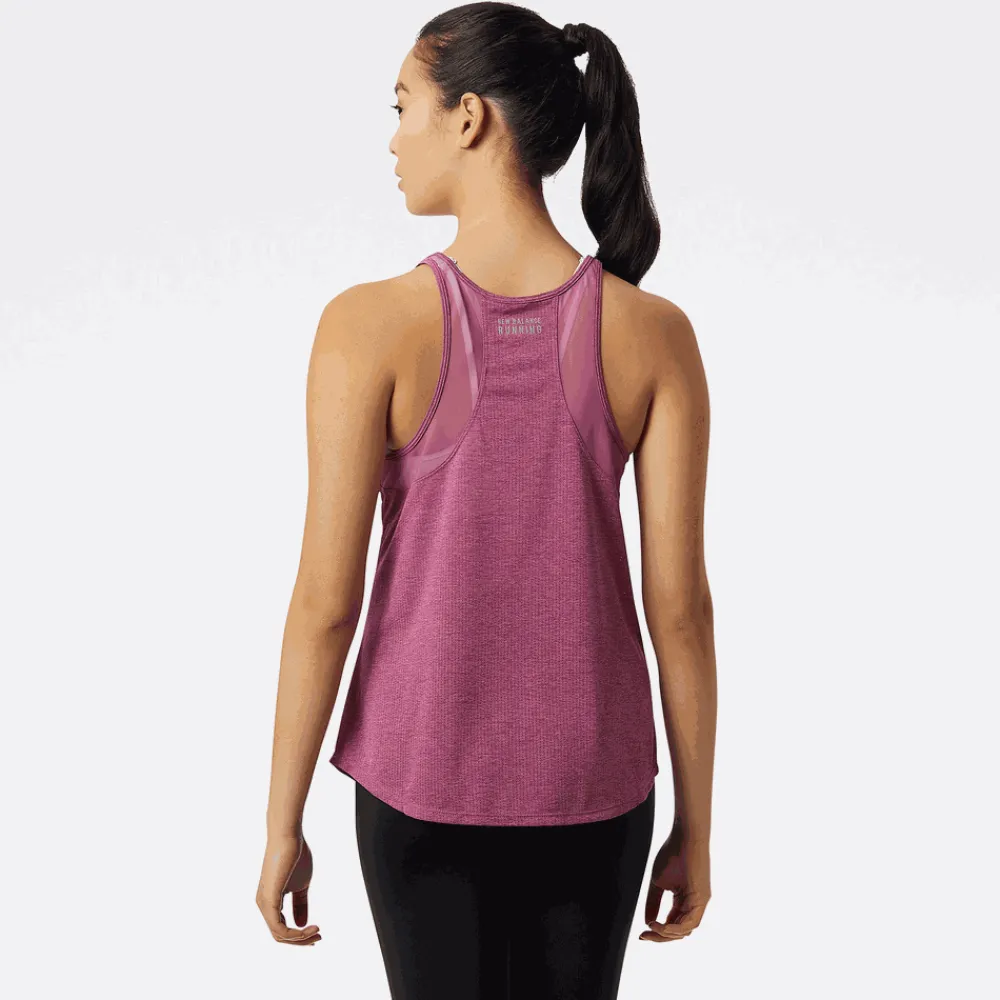 ODZIEZ BIEGOWA|BIEGANIE*New Balance ODZIEZ BIEGOWA|BIEGANIE Koszulka damska WT21260RNH – różowa