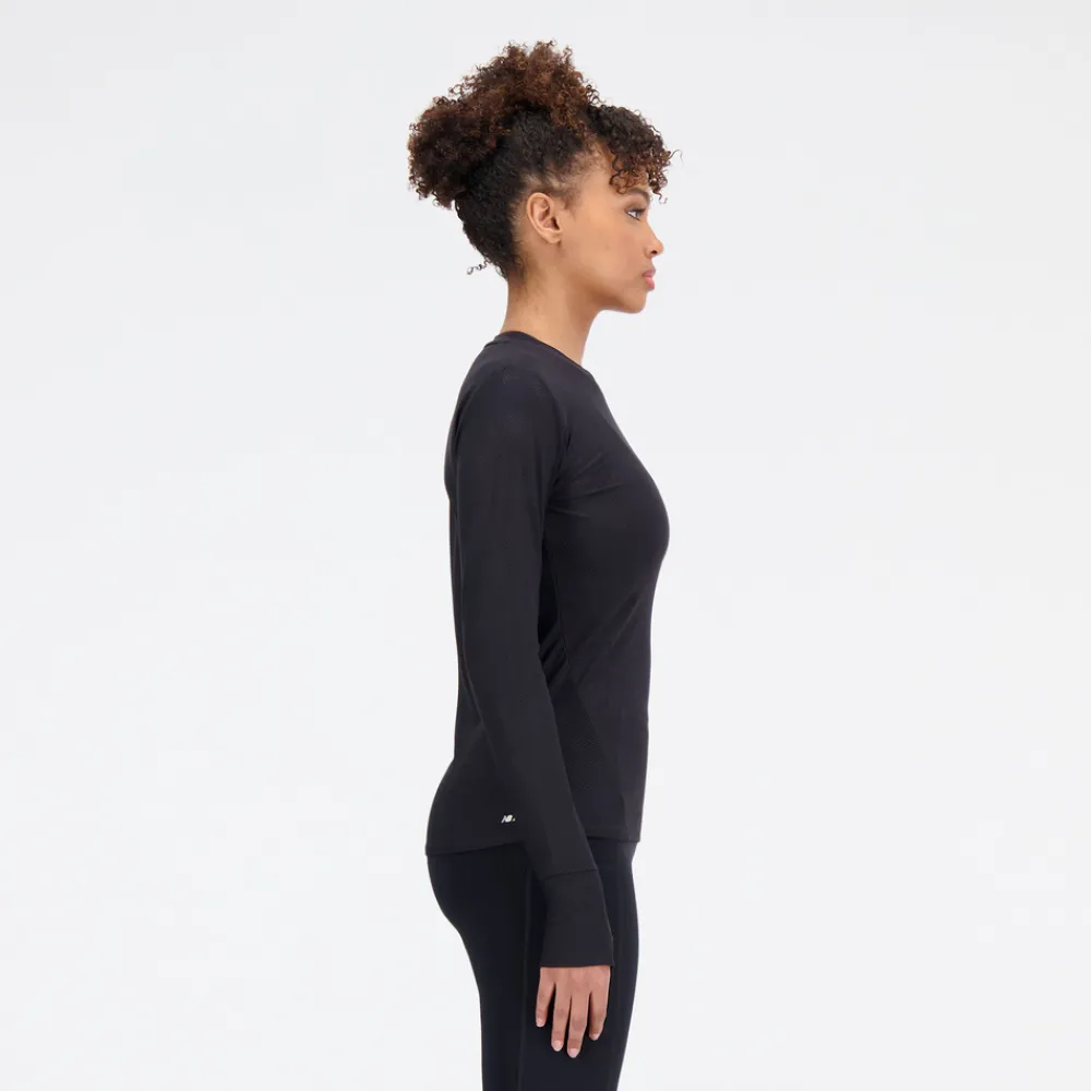 ODZIEZ BIEGOWA|BIEGANIE*New Balance ODZIEZ BIEGOWA|BIEGANIE Koszulka damska WT33282BK – czarna
