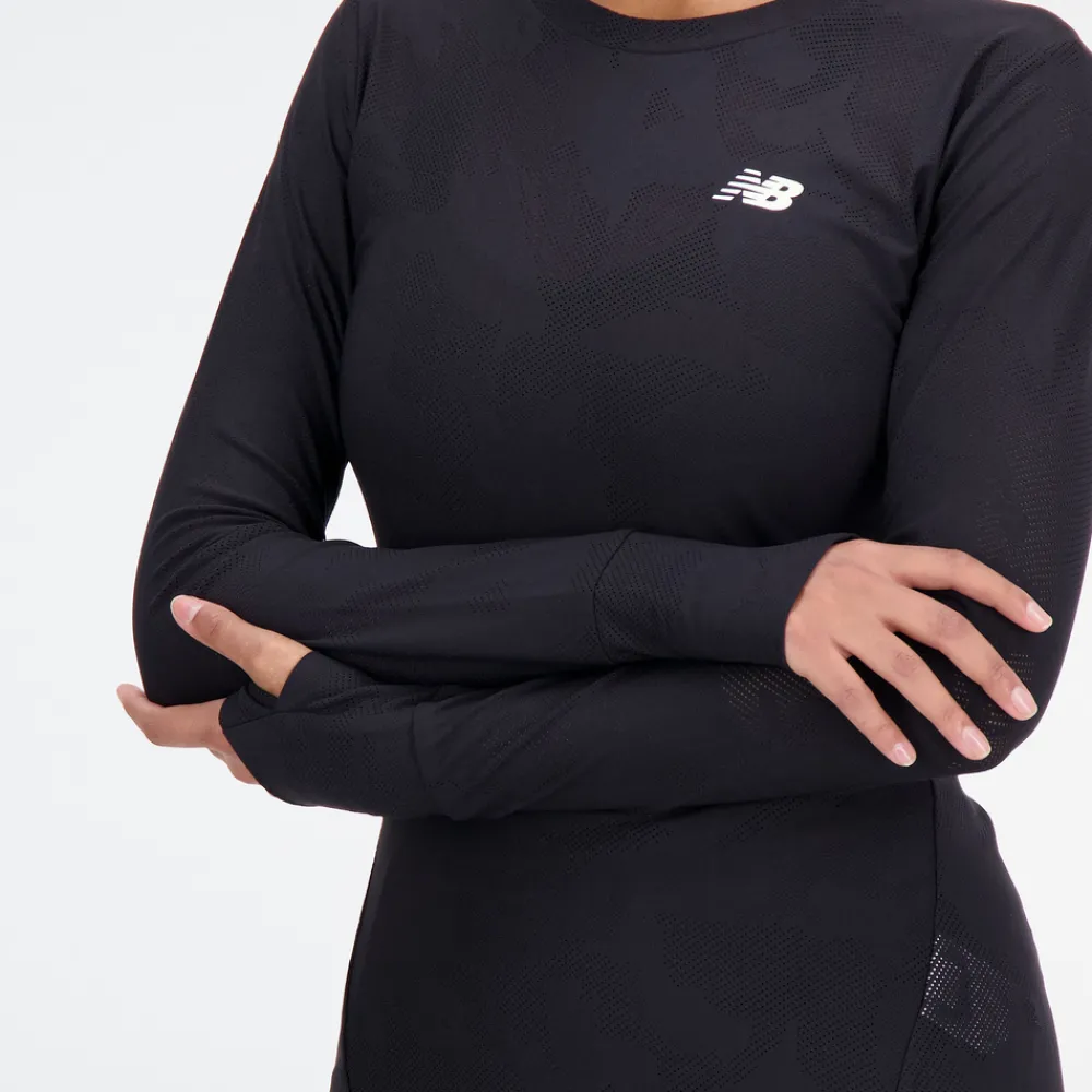 ODZIEZ BIEGOWA|BIEGANIE*New Balance ODZIEZ BIEGOWA|BIEGANIE Koszulka damska WT33282BK – czarna