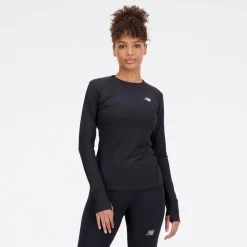 ODZIEZ BIEGOWA|BIEGANIE*New Balance ODZIEZ BIEGOWA|BIEGANIE Koszulka damska WT33282BK – czarna