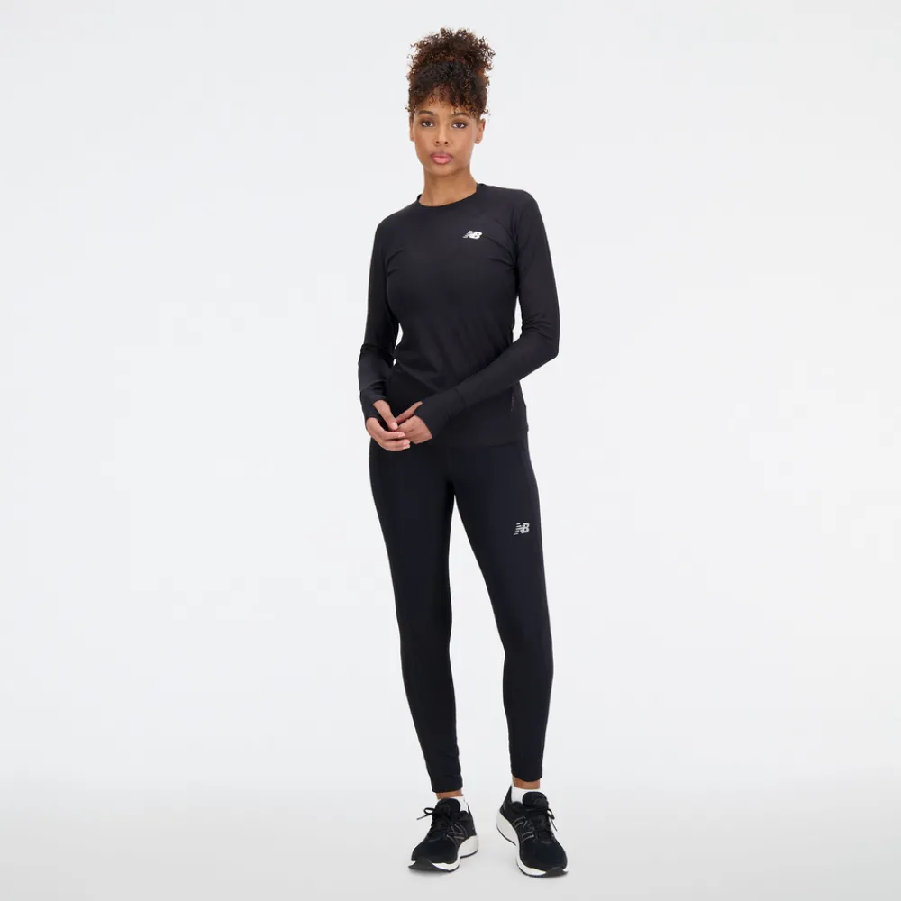 ODZIEZ BIEGOWA|BIEGANIE*New Balance ODZIEZ BIEGOWA|BIEGANIE Koszulka damska WT33282BK – czarna