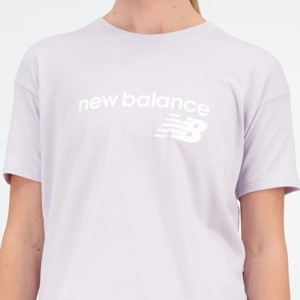 New Balance Koszulka damska WT03805GRV – fioletowa