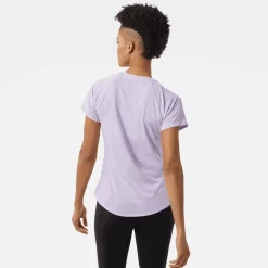 ODZIEZ BIEGOWA|BIEGANIE*New Balance ODZIEZ BIEGOWA|BIEGANIE Koszulka damska WT23281CYI – fioletowa