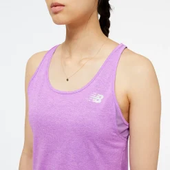 ODZIEZ BIEGOWA|BIEGANIE*New Balance ODZIEZ BIEGOWA|BIEGANIE Koszulka damska WT21260OOR – fioletowa