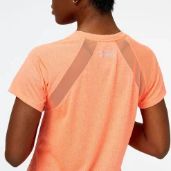 ODZIEZ BIEGOWA|BIEGANIE*New Balance ODZIEZ BIEGOWA|BIEGANIE Koszulka damska WT21262ODR – pomarańczowa