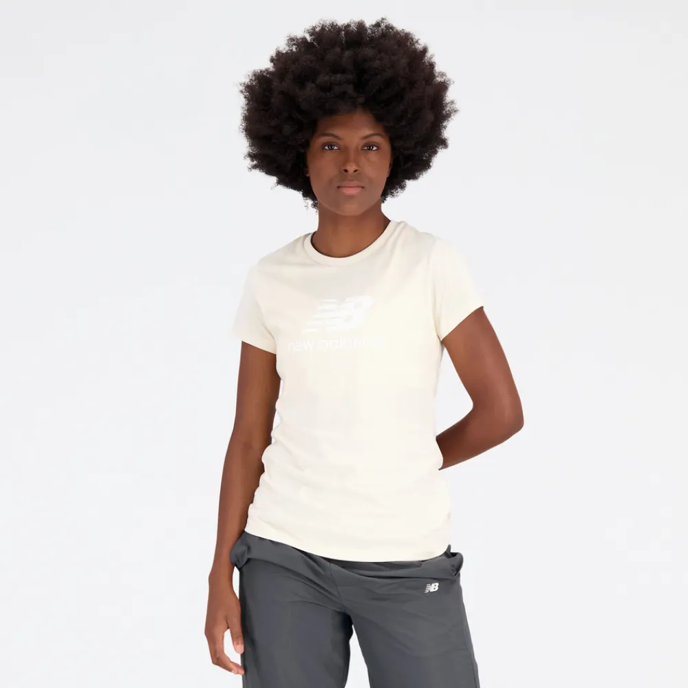 New Balance Koszulka damska WT31546TCM – beżowa