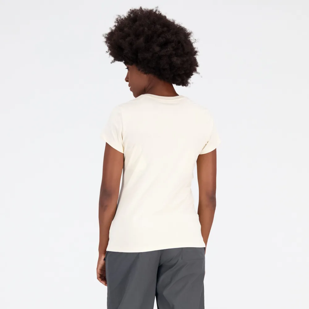 New Balance Koszulka damska WT31546TCM – beżowa