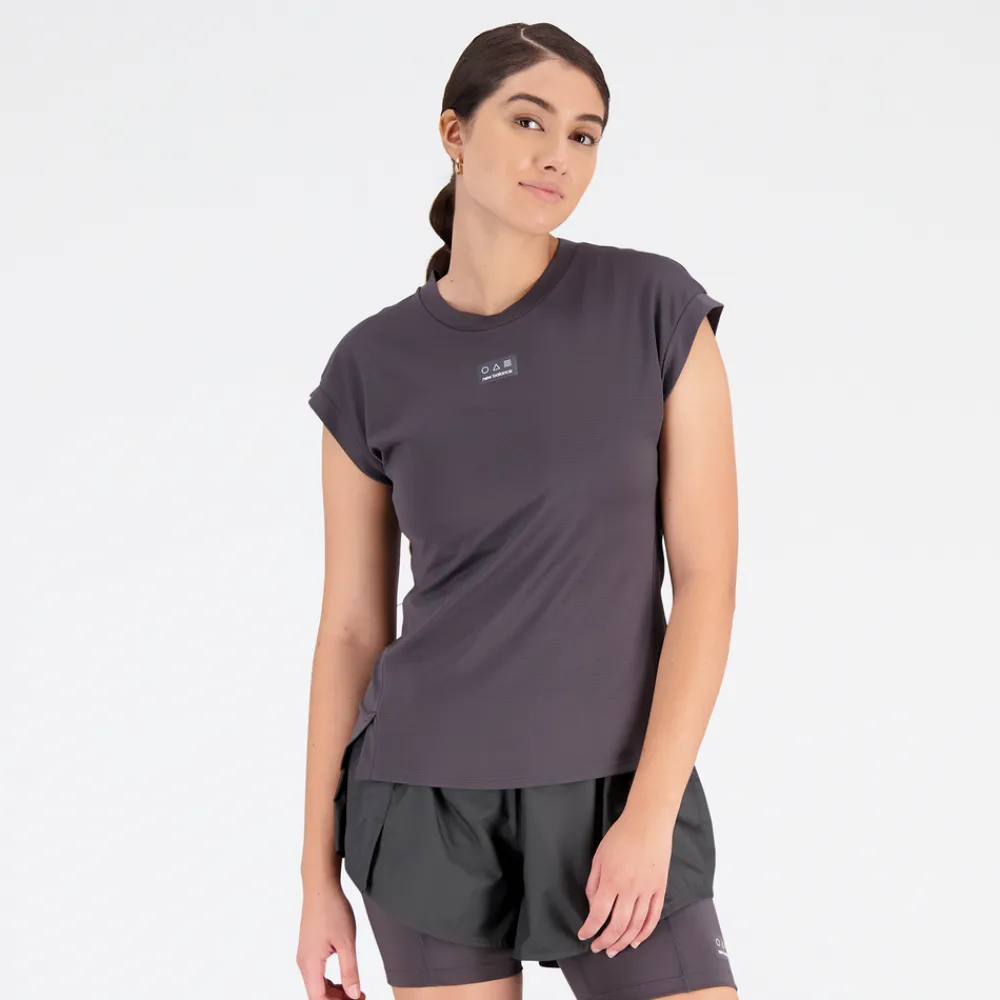 ODZIEZ BIEGOWA|BIEGANIE*New Balance ODZIEZ BIEGOWA|BIEGANIE Koszulka damska WT23277ACK