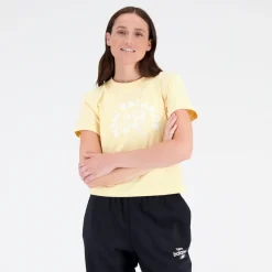 New Balance Koszulka damska WT31554RAW – żółta