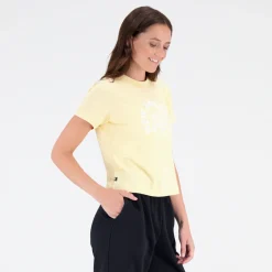 New Balance Koszulka damska WT31554RAW – żółta