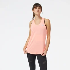 ODZIEZ BIEGOWA|BIEGANIE*New Balance ODZIEZ BIEGOWA|BIEGANIE Koszulka damska WT23220GAE – różowa