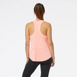 ODZIEZ BIEGOWA|BIEGANIE*New Balance ODZIEZ BIEGOWA|BIEGANIE Koszulka damska WT23220GAE – różowa