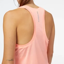 ODZIEZ BIEGOWA|BIEGANIE*New Balance ODZIEZ BIEGOWA|BIEGANIE Koszulka damska WT23220GAE – różowa