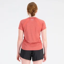 ODZIEZ BIEGOWA|BIEGANIE*New Balance ODZIEZ BIEGOWA|BIEGANIE Koszulka damska WT21262ASO – pomarańczowa