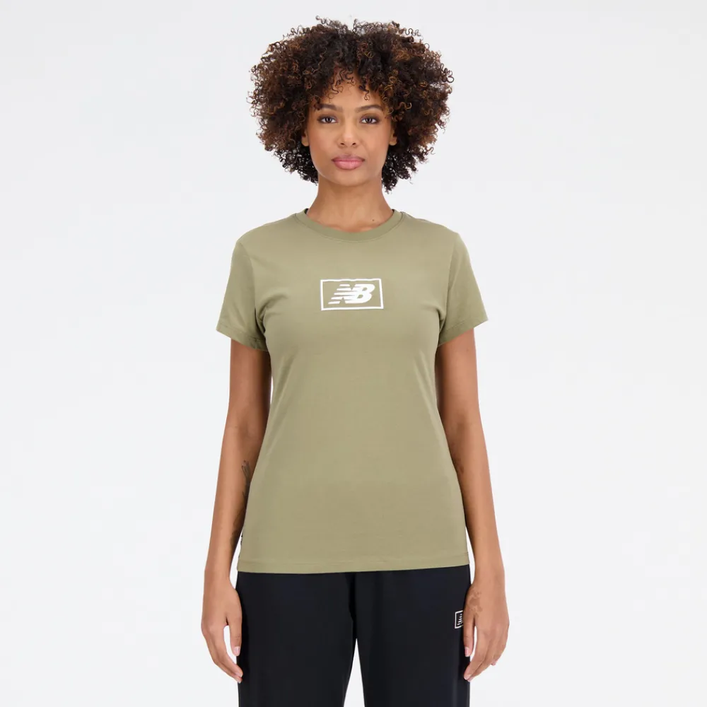 New Balance Koszulka damska WT33515CGN – zielona