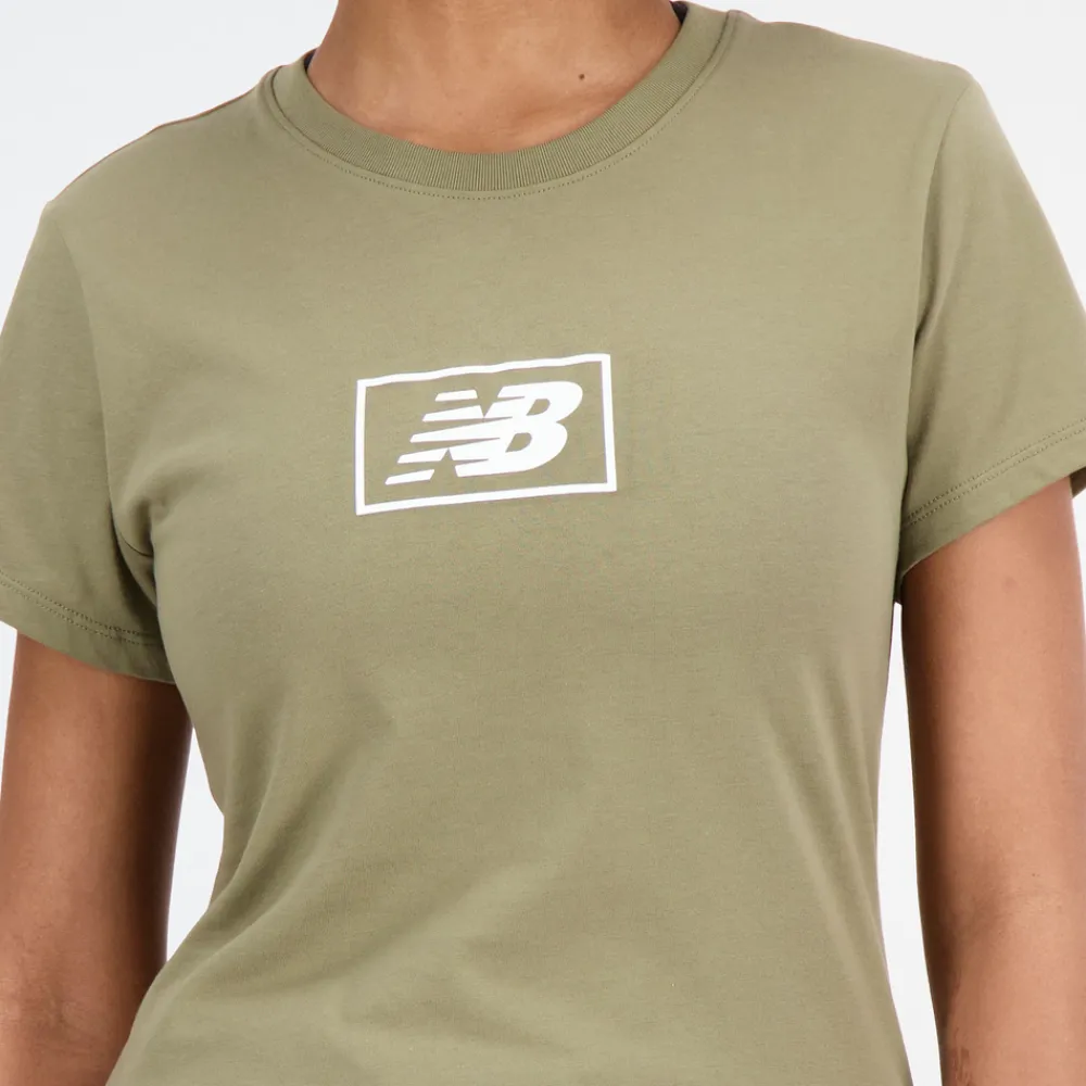 New Balance Koszulka damska WT33515CGN – zielona