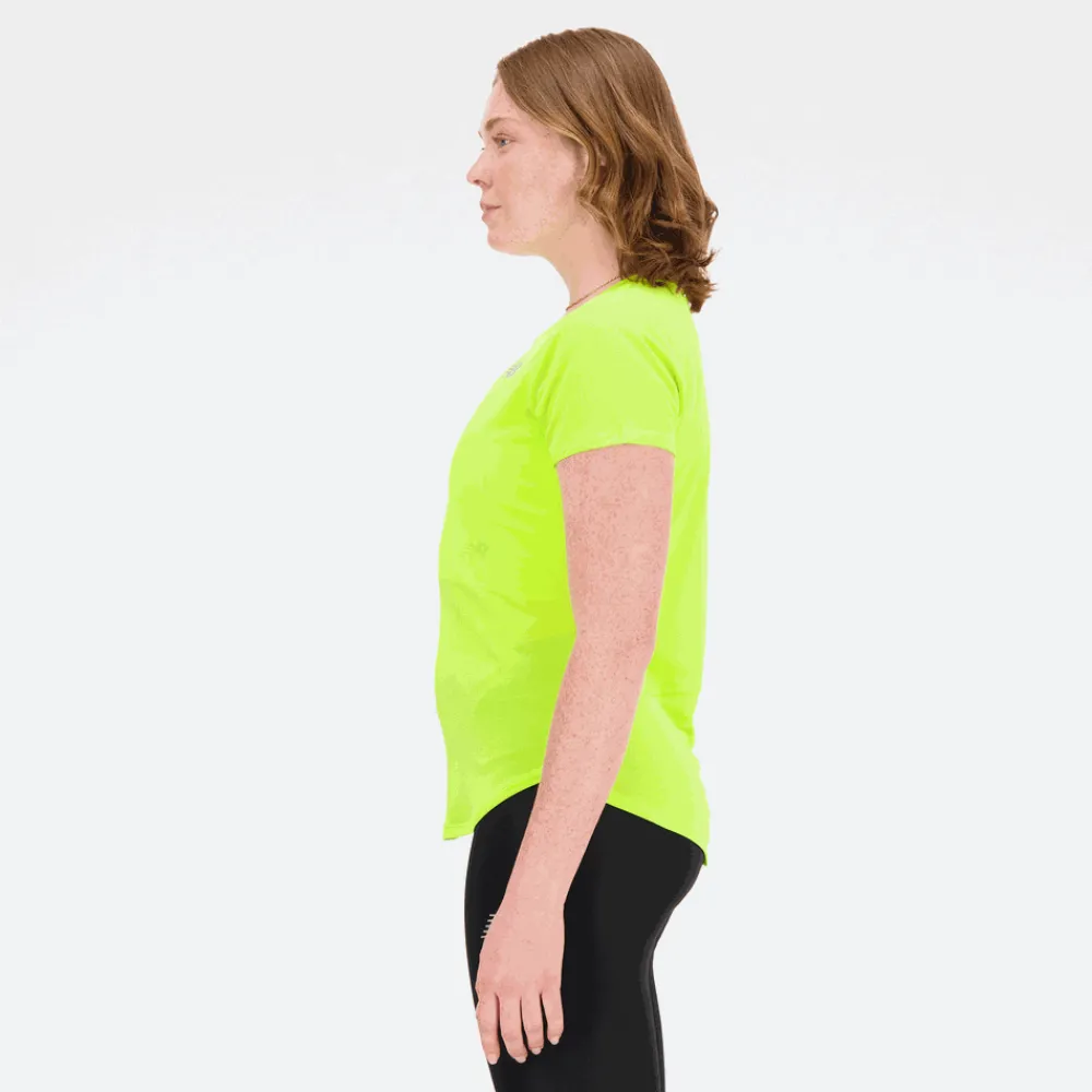ODZIEZ BIEGOWA|BIEGANIE*New Balance ODZIEZ BIEGOWA|BIEGANIE Koszulka damska WT23222THW – zielona