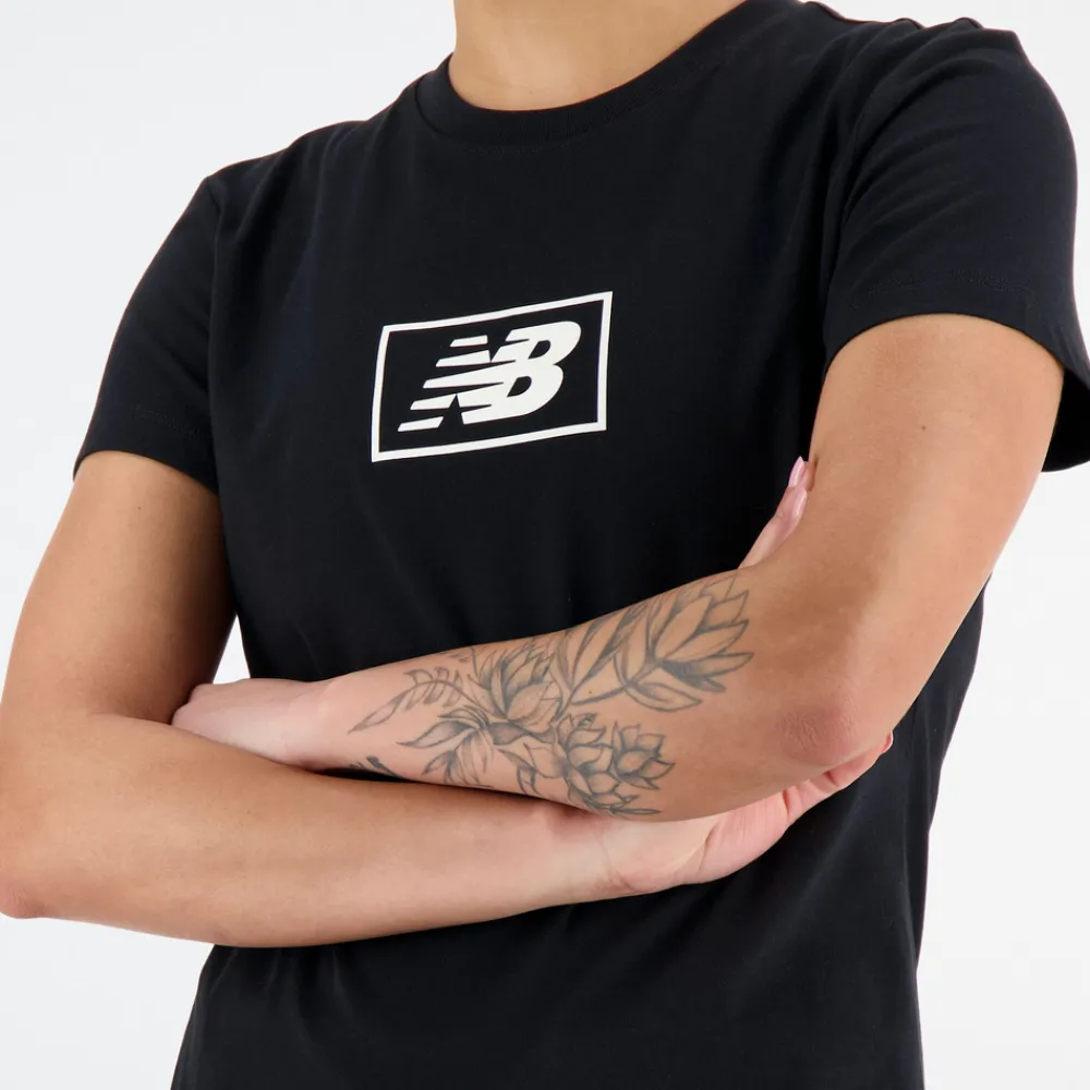 New Balance Koszulka damska WT33515BK – czarna