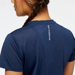 ODZIEZ BIEGOWA|BIEGANIE*New Balance ODZIEZ BIEGOWA|BIEGANIE Koszulka damska WT23222NGO – granatowa