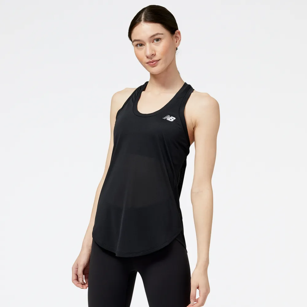 ODZIEZ BIEGOWA|BIEGANIE*New Balance ODZIEZ BIEGOWA|BIEGANIE Koszulka damska WT23220BK – czarna