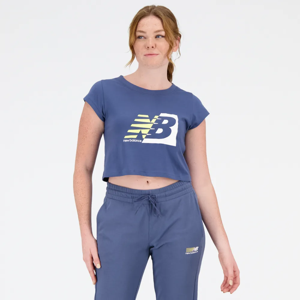 New Balance Koszulka damska WT31817VTI – niebieska