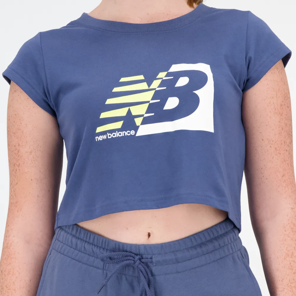 New Balance Koszulka damska WT31817VTI – niebieska