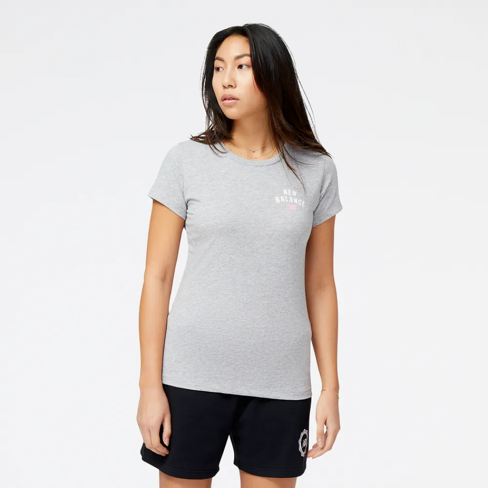 New Balance Koszulka damska WT31804AG – szara
