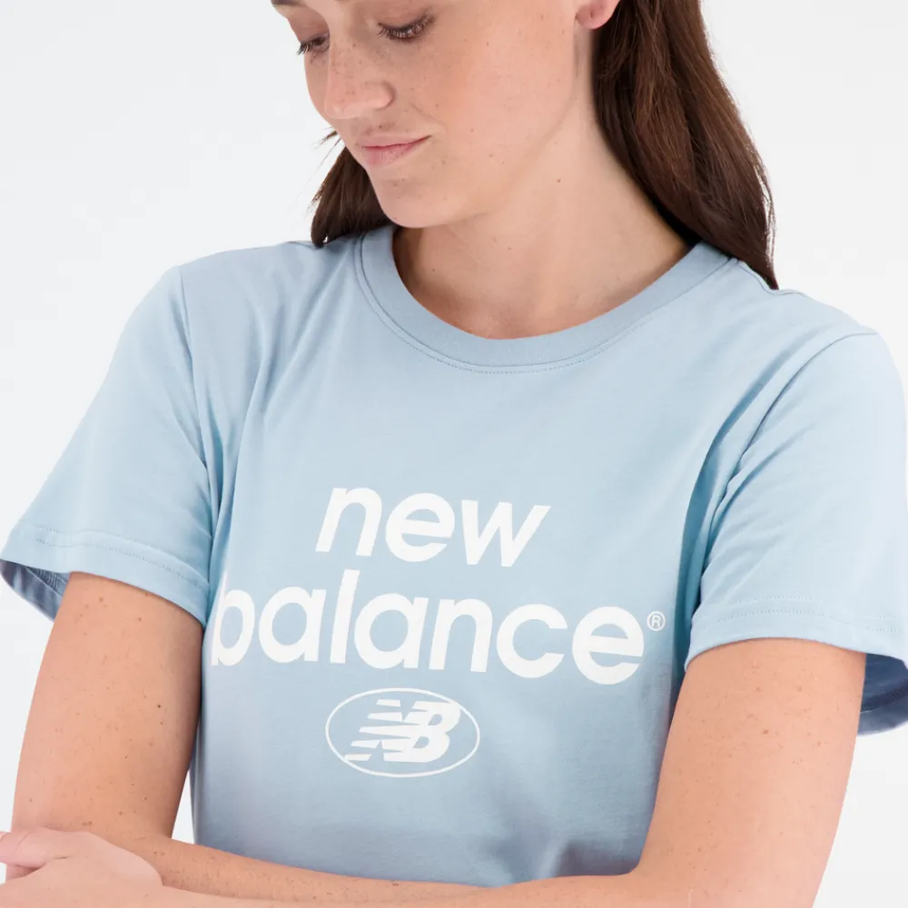 New Balance Koszulka damska WT31507LAY – niebieska