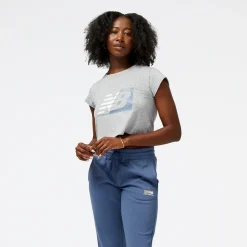 New Balance Koszulka damska WT31817AG – szara