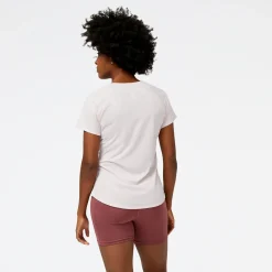 ODZIEZ BIEGOWA|BIEGANIE*New Balance ODZIEZ BIEGOWA|BIEGANIE Koszulka damska WT23281SOI – różowa