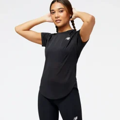 ODZIEZ BIEGOWA|BIEGANIE*New Balance ODZIEZ BIEGOWA|BIEGANIE Koszulka damska WT23222BK – czarna