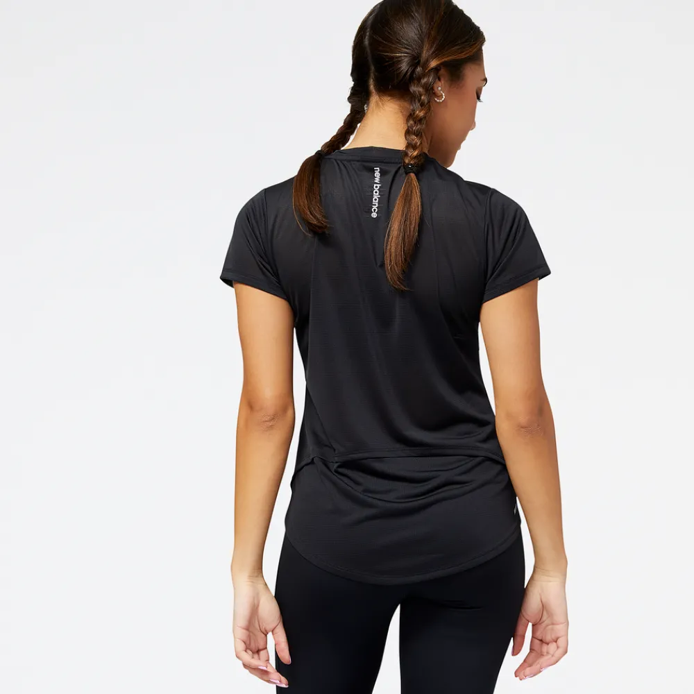 ODZIEZ BIEGOWA|BIEGANIE*New Balance ODZIEZ BIEGOWA|BIEGANIE Koszulka damska WT23222BK – czarna