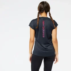 ODZIEZ BIEGOWA|BIEGANIE*New Balance ODZIEZ BIEGOWA|BIEGANIE Koszulka damska WT23277BK – czarna
