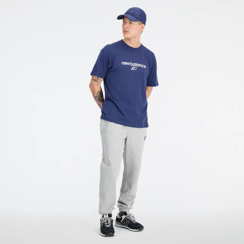 New Balance Koszulka męska MT33529NNY – niebieska
