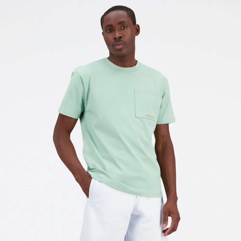 New Balance Koszulka męska MT23567SAE – miętowa