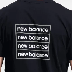 New Balance Koszulka męska MT33517BK – czarna